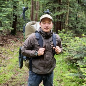Ben Größle mit Benpacker auf dem Rücken