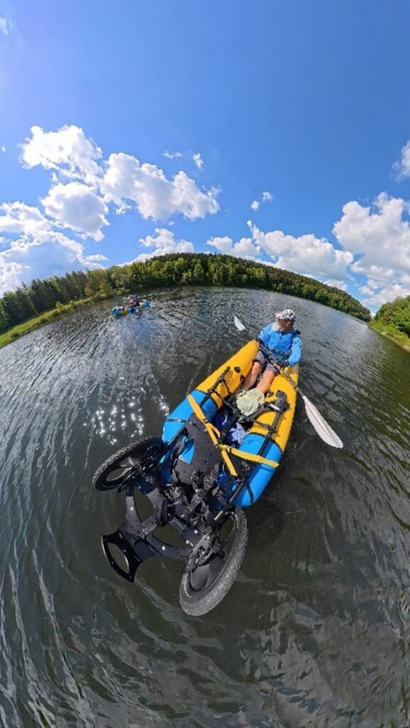 Kayak auf dem See